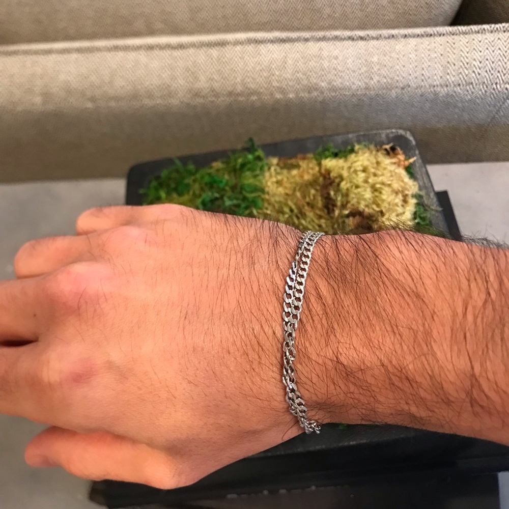 Miansai Double Chain Hook Bracelet